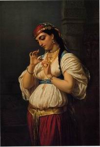 Arab or Arabic people and life. Orientalism oil paintings 06